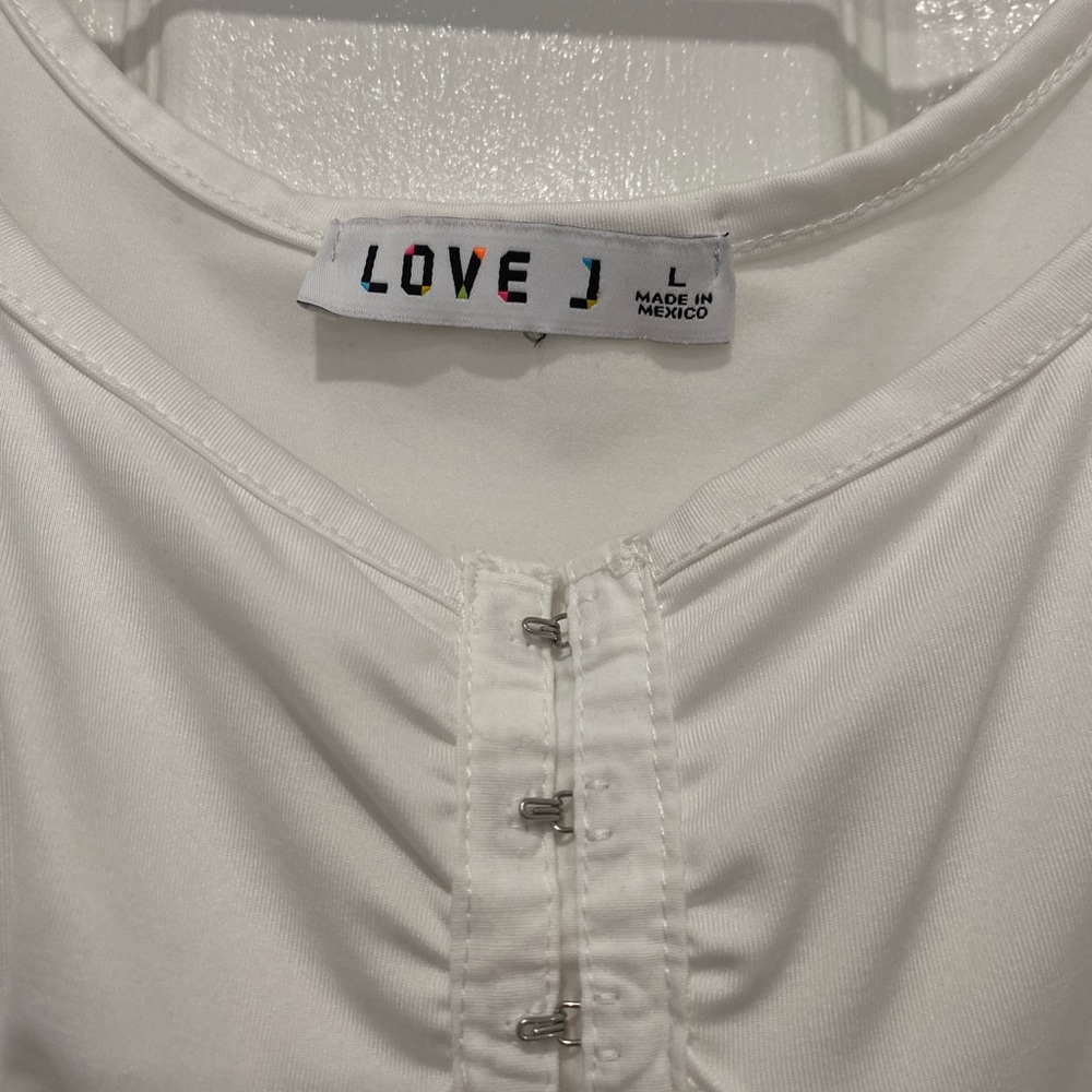 Corset-type crop top, super comfy